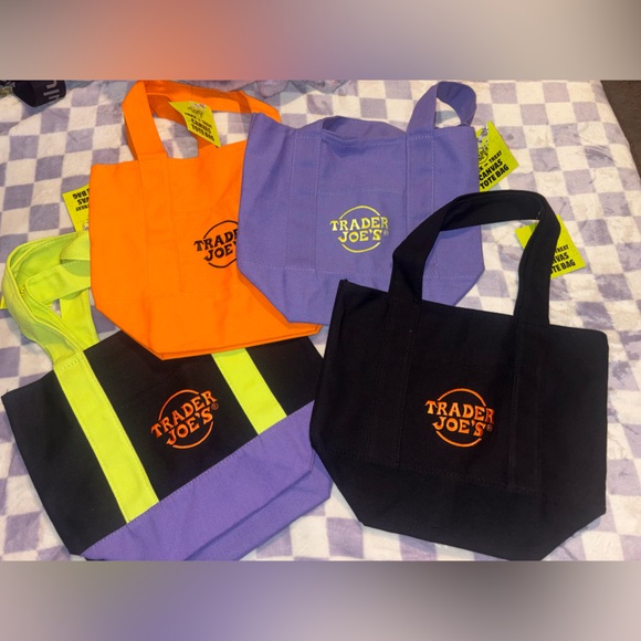 Trader Joe's Colorful Tote Bag - Picture 1 of 4